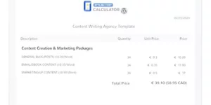 Stylish Cost Calculator Premium 5.7.9破解版插件