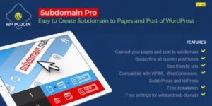 Subdomain Pro 4.0破解版插件