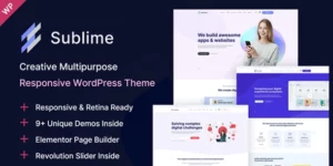 Sublime | Creative Multipurpose WordPress Theme 1.0破解版主题