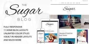 Sugar Clean Personal WordPress Blog Theme 3.0破解版主题