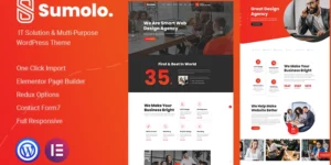 Sumolo – IT Solution and MultiPurpose WordPress Theme 1.0.0破解版主题