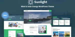 Sunlight Wind and Solar Energy Responsive WordPress Theme 1.0.0破解版主题