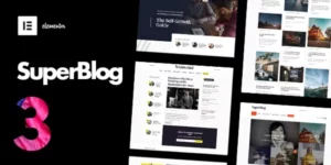 SuperBlog Powerful Blog Magazine Theme 3.6破解版主题