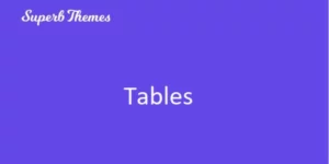 Superb Tables 109破解版插件