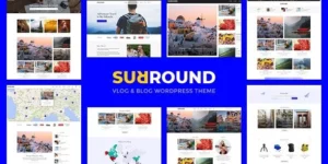 Surround Vlog Blog WordPress Theme 1.0.1破解版主题