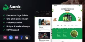 Suxnix Health Supplement WordPress Theme 1.2破解版主题