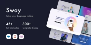 Sway Multi-Purpose WordPress Theme with Page Builder 3.6破解版主题