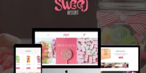 Sweet Dessert Sweet Shop Cafe WordPress Theme 1.1.5破解版主题