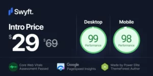Swyft PageSpeed Optimized WordPress Blog Theme 1.0.6破解版主题