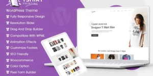 T Shirt Printing Store WordPress Theme 1.0.0破解版主题