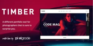TIMBER – An Unusual Photography WordPress Theme 1.9.2破解版主题