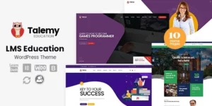 Talemy LMS Education WordPress Theme 1.2.16破解版主题