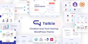 Talkie Chatbot and Tech Startup WordPress Theme 1.1.5破解版主题