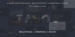 Talos Creative Multipurpose WordPress Theme 1.3.3破解版主题
