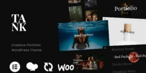 Tank Creative Portfolio Elementor WordPress Theme 1.9破解版主题