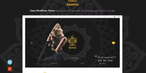 Tantra A Yoga Studio and Fitness Club WP Theme 1.0.5破解版主题