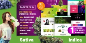 Taskereasy Cannabis Multipurpose WordPress Theme 1.0.0破解版主题