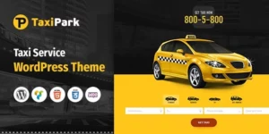 TaxiPark Taxi Cab Service Company WordPress Theme 1.5.9破解版主题