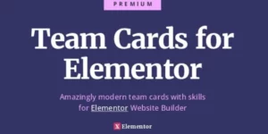 Team Cards for Elementor Ultimate Team and Skills Widget Cards 1.0.0破解版插件