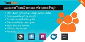 TeamPress Team Showcase plugin 1.5.3破解版插件