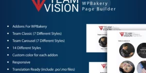 Teamvision Team Addons for WPBakery Page Builder 1.0破解版插件
