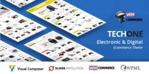 TechOne Electronics Multipurpose WooCommerce Theme ( RTL Supported ) 3.0.3破解版主题