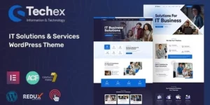 Techex IT Solutions Technology WordPress Theme 1.0.4破解版主题