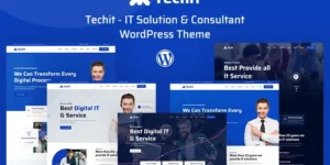 Techit IT Solution Consultant WordPress Theme 1.0.0破解版主题