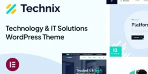 Technix – Technology IT Solutions WP Theme 1.0.3破解版主题