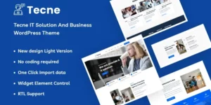 Tecne IT Solution And Business WordPress Theme 1.0.0破解版主题