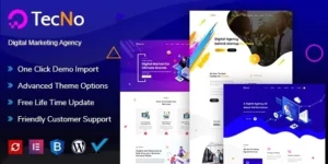 Tecno Creative Agency WordPress Theme 1.2破解版主题