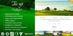 Tee Up Elegant Golf WordPress Theme 1.6破解版主题