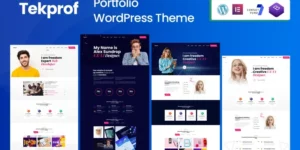 Tekprof Creative Portfolio Elementor WordPress Theme 1.0.0破解版主题