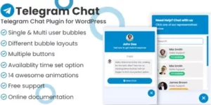 Telegram Chat Support Pro WordPress Plugin 1.0.3破解版插件