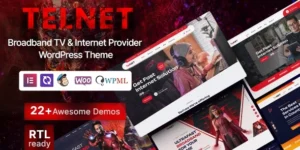 Telnet Broadband TV Internet Provider WordPress Theme 1.0.7破解版主题