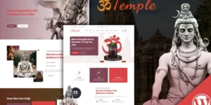 Temple Hindus worship Mandir WordPress Theme 1.0.0破解版主题
