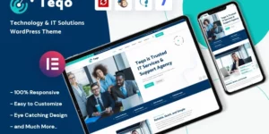 Teqo Technology and IT Solutions WordPress Theme 1.0.0破解版主题
