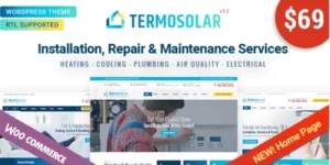 Termosolar Maintenance Services WordPress Theme 3.5破解版主题