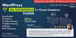 Testimonials Showcase for Visual Composer Plugin 4.0破解版插件