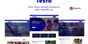 Testo– Nonprofit Charity Elementor WordPress Theme WordPress Theme 1.0.0破解版主题