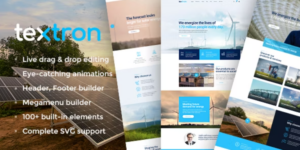 Textron Industrial WordPress Theme + WooCommerce Shop 1.6破解版主题