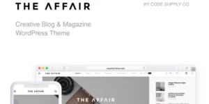 The Affair WordPress Theme for Personal Blogs 3.5.1破解版主题