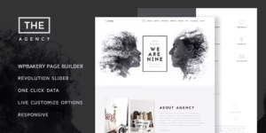 The Agecy Creative One Page Agency Theme 1.9.1破解版主题