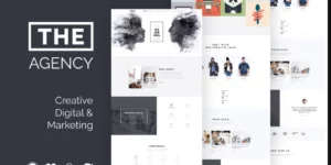 The Agency Creative One Page Agency WP Theme 1.9破解版主题