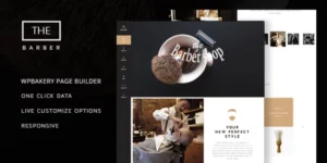 The Barber Shop One Page Theme For Hair Salon 1.9破解版主题