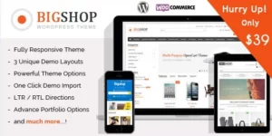 The Bigshop WooCommerce WordPress Theme! 1.0.7破解版主题