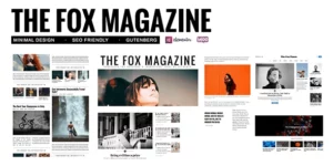 The Fox Minimal WordPress Blog Magazine Theme 5.5.4.1破解版主题
