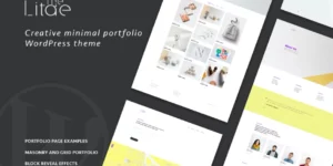 The Litae Minimal Portfolio WordPress Theme 1.4.0破解版主题