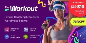 The Workout Trainer Fitness WordPress Theme 1.0.2破解版主题