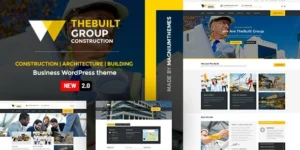 TheBuilt Construction and Architecture WordPress theme 2.6.2破解版主题